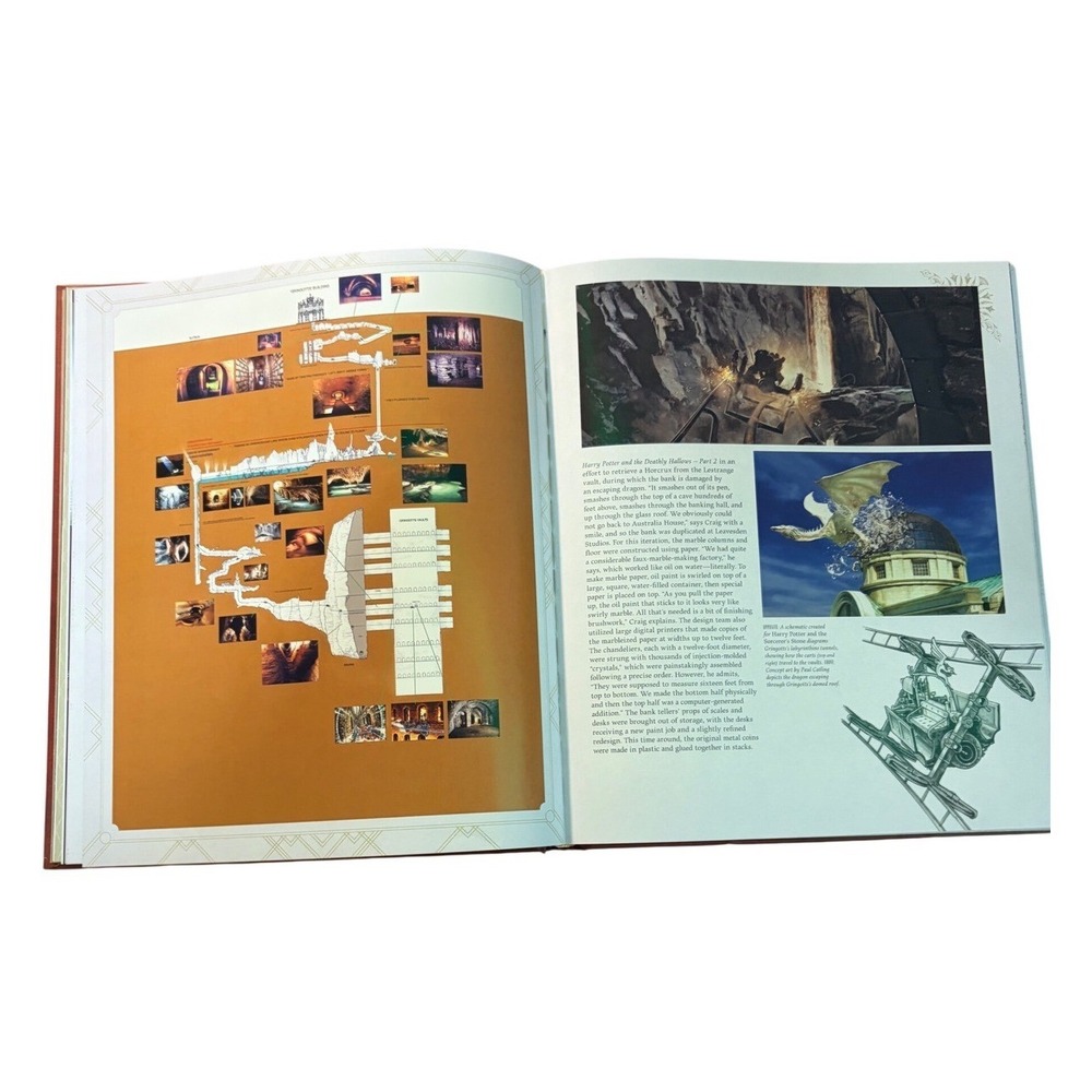 Harry Potter Magical Places from Films 2015 Hardcover Book with Diagon Alley Map - Picture 8 of 9